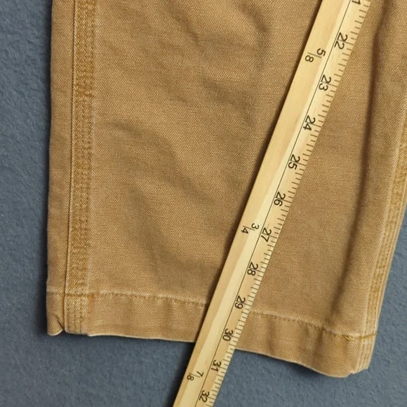 Carhartt Pants Men's 35x30 Brown Double Knee Relaxed Fit Duck Canvas 10098-211 - Picture 7 of 12